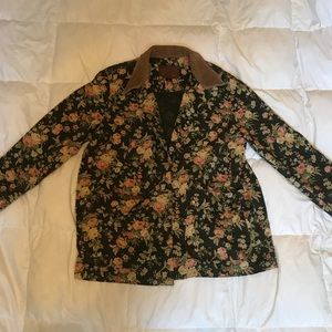 Lauren Jeans Co. Floral Denim Jacket